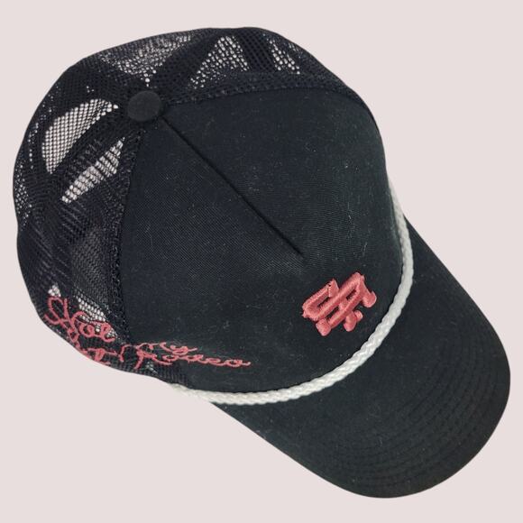 Stevenson Ranch Not My First Rodeo Snap Back Black Canvas Hat Trucker One Size - Picture 10 of 16